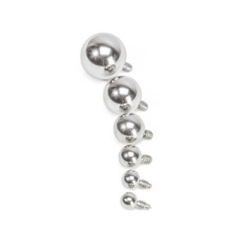 Steel Replacement Ball for 14g - 12g Internally Threaded Jewelry