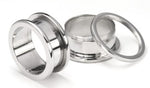Steel Screwback Ear Tunnel