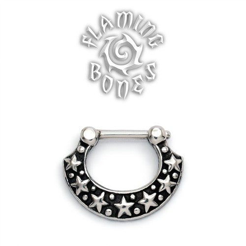 Steel Septum Klikr with Surgical Steel Post - Astro