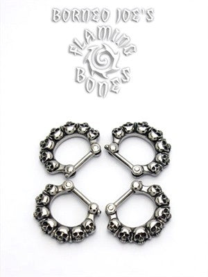 Steel Septum Klikr with Surgical Steel Post - Ancient Remains