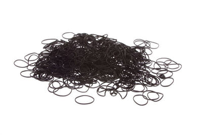 Symbeos #8 Black Rubber Bands - Bag of 500