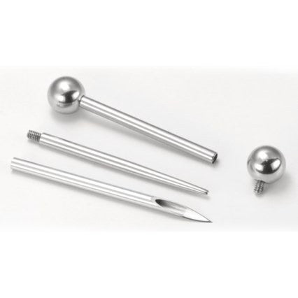 1" Threaded Taper - 12g with 1.2mm Internal Threading