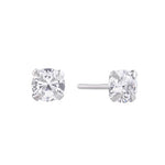 Threadless Surgical Steel Prong Set Jeweled Crystal Top for 14g and 16g