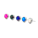 Threadless Titanium Replacement Top - Flat Opal