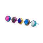 Threadless Titanium Replacement Top - Flat Opal