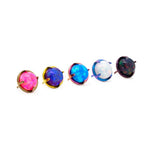 Threadless Titanium Replacement Top - Prong Set Opals