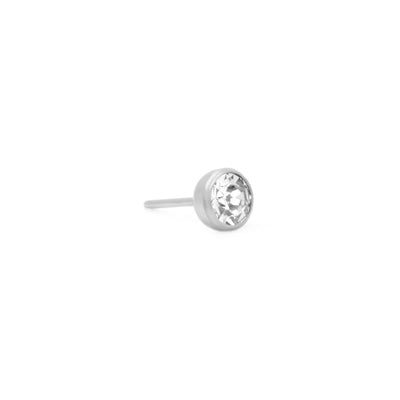 Threadless Titanium Replacement Top - Swarovski Gem Ball