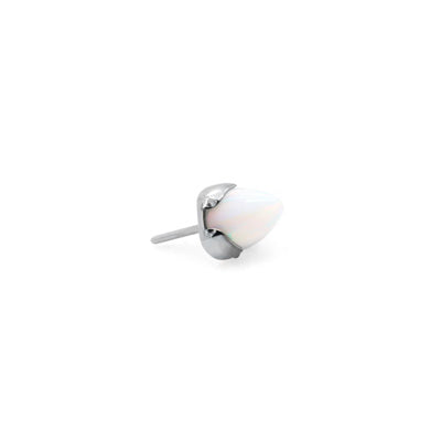 Threadless Titanium Replacement Top - Synthetic Opal Cone