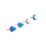 Threadless Titanium Replacement Top - Synthetic Opal Cone