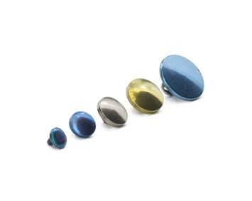 14g and 12g Titanium Disc Top for Internally Threaded Jewelry