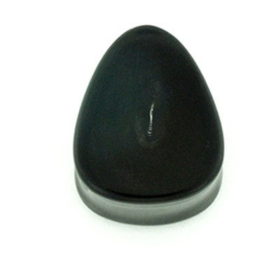 5/8" Triangle Plugs in Black Water Buffalo Horn
