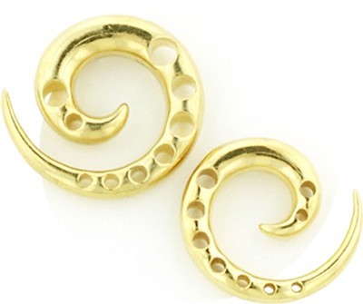 Tribal Spiral in Gold Plated Sterling Silver - Style TS4