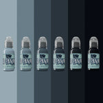 World Famous Tattoo Ink Set - AD Pancho Pastel Grey Set