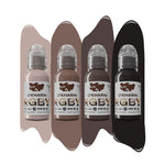 The World Famous Tattoo Ink Set —Sasha O’Kharin RGBY Skin Tone Blue Mini Set of 4 Colors 1oz