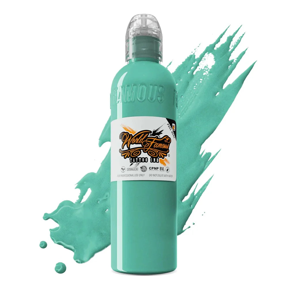 World Famous Tattoo Ink - Master Mike Asian Tattoo - Aqua Daryl