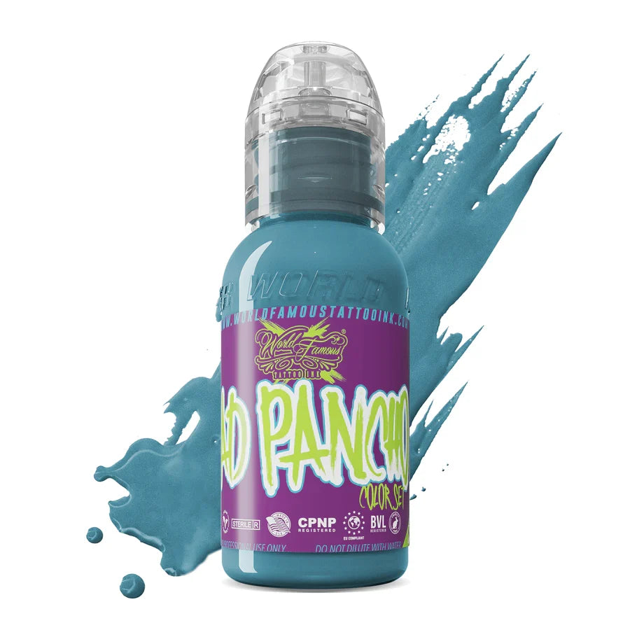 World Famous Tattoo Ink - Pancho Light Blue