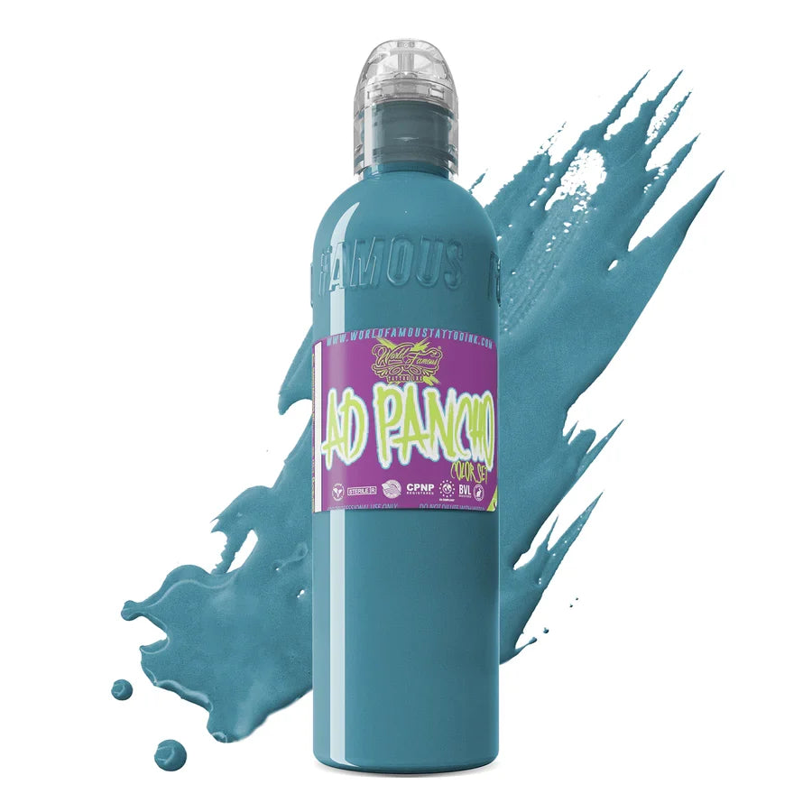 World Famous Tattoo Ink - Pancho Light Blue