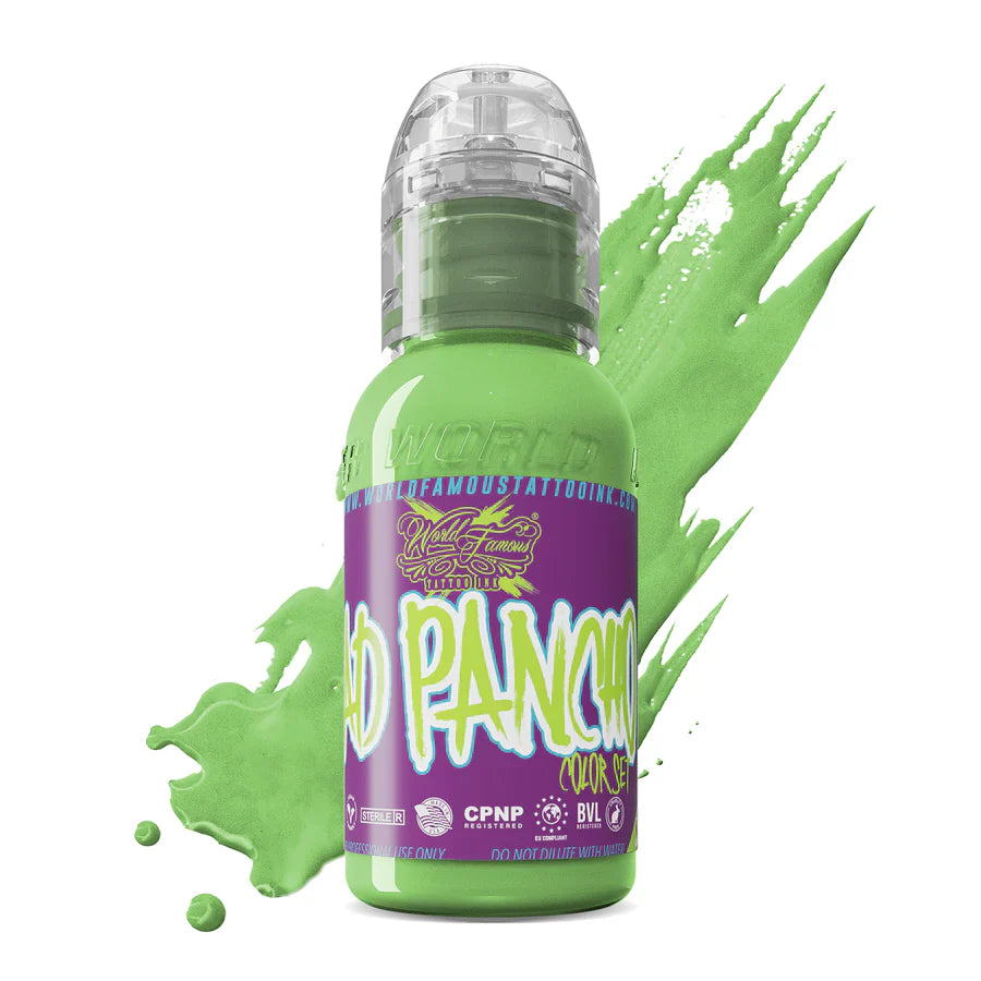 World Famous Tattoo Ink - Pancho Light Green