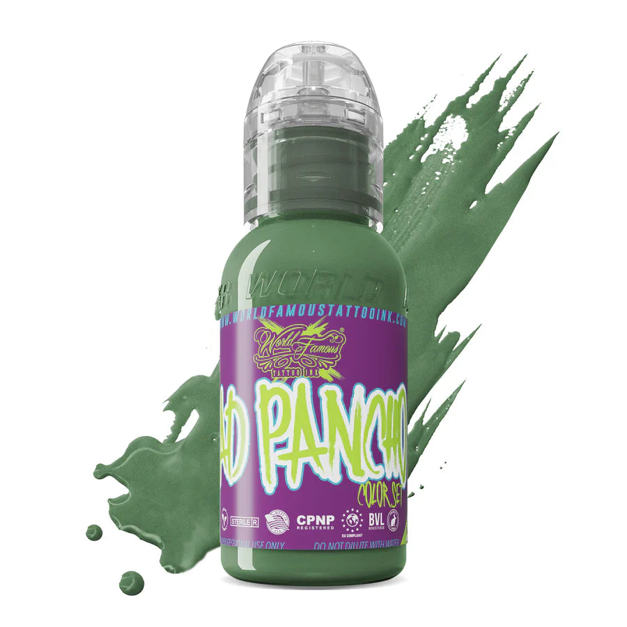 World Famous Tattoo Ink - Pancho Medium Green