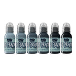 World Famous Tattoo Ink Set - AD Pancho Pastel Grey Set