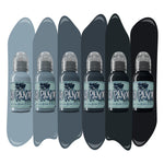 World Famous Tattoo Ink Set - AD Pancho Pastel Grey Set