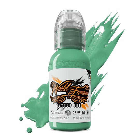 World Famous Tattoo Ink - 16 Bottle Color Ink Set #1