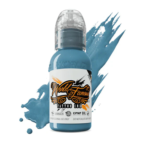 World Famous Tattoo Ink - 16 Bottle Color Ink Set #1