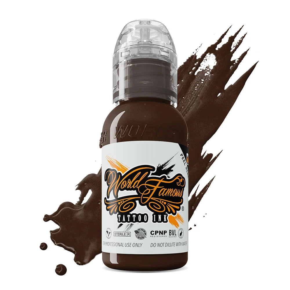 World Famous Tattoo Ink — 12 Color Skintone Set 1oz