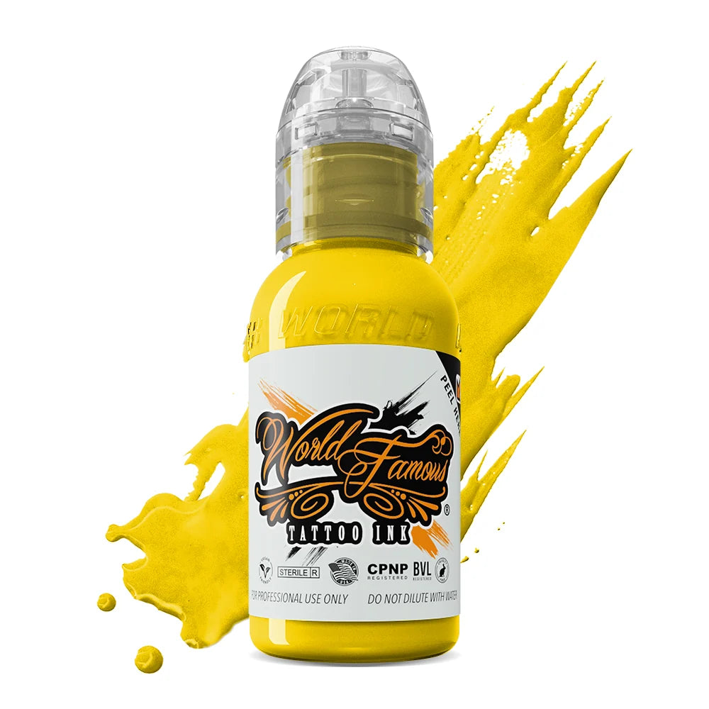 World Famous Tattoo Ink - Illuminati Yellow