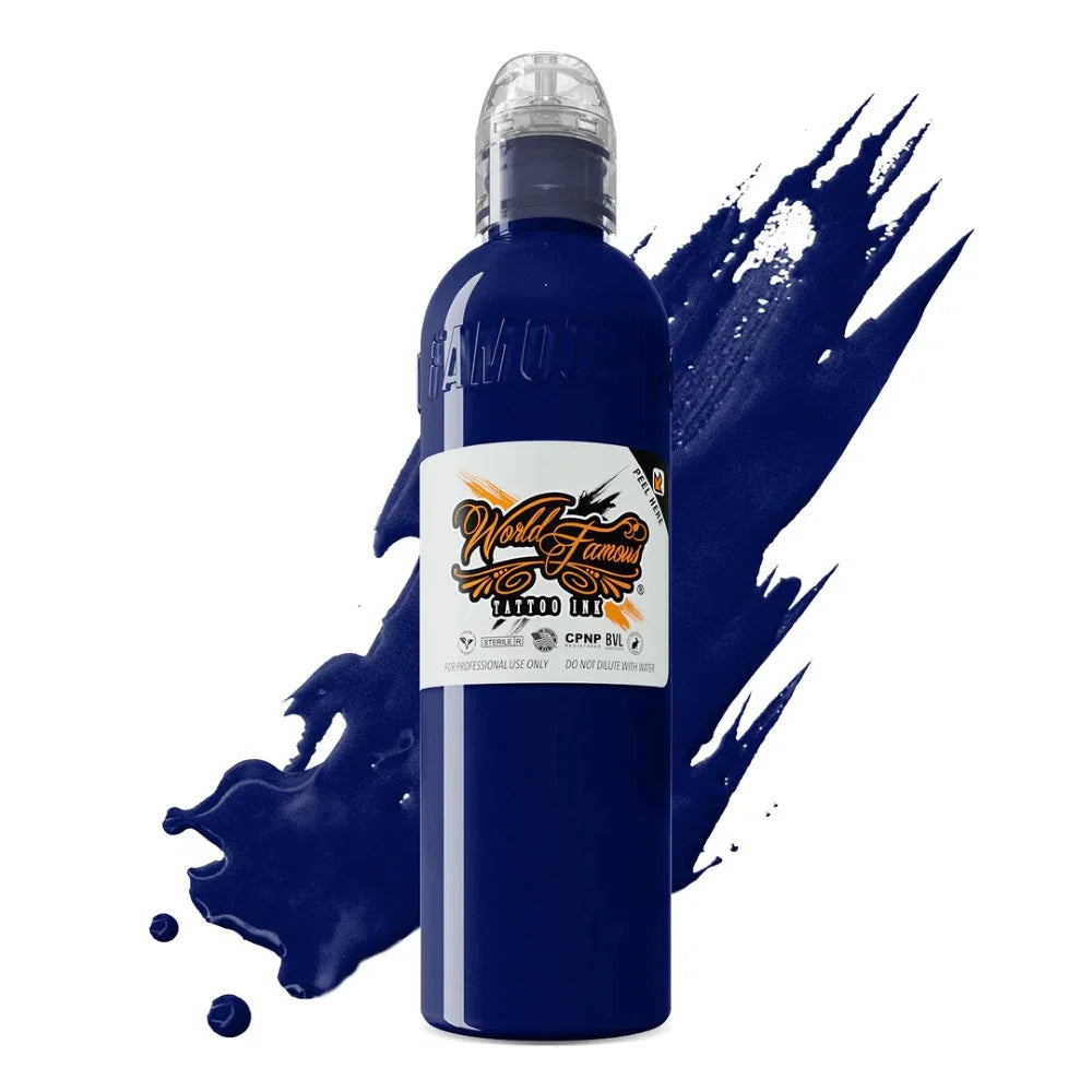 World Famous Tattoo Ink - Jay Freestyle Watercolor Ink - Blue