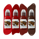 World Famous Tattoo Ink Set - Maks Blood Set 1oz