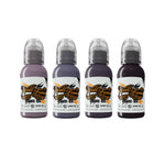 World Famous Tattoo Ink — Dima NBK Grape Grey Set
