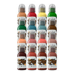 World Famous Tattoo Ink - Oleg Shepelenko Realism Color - 16 Bottles