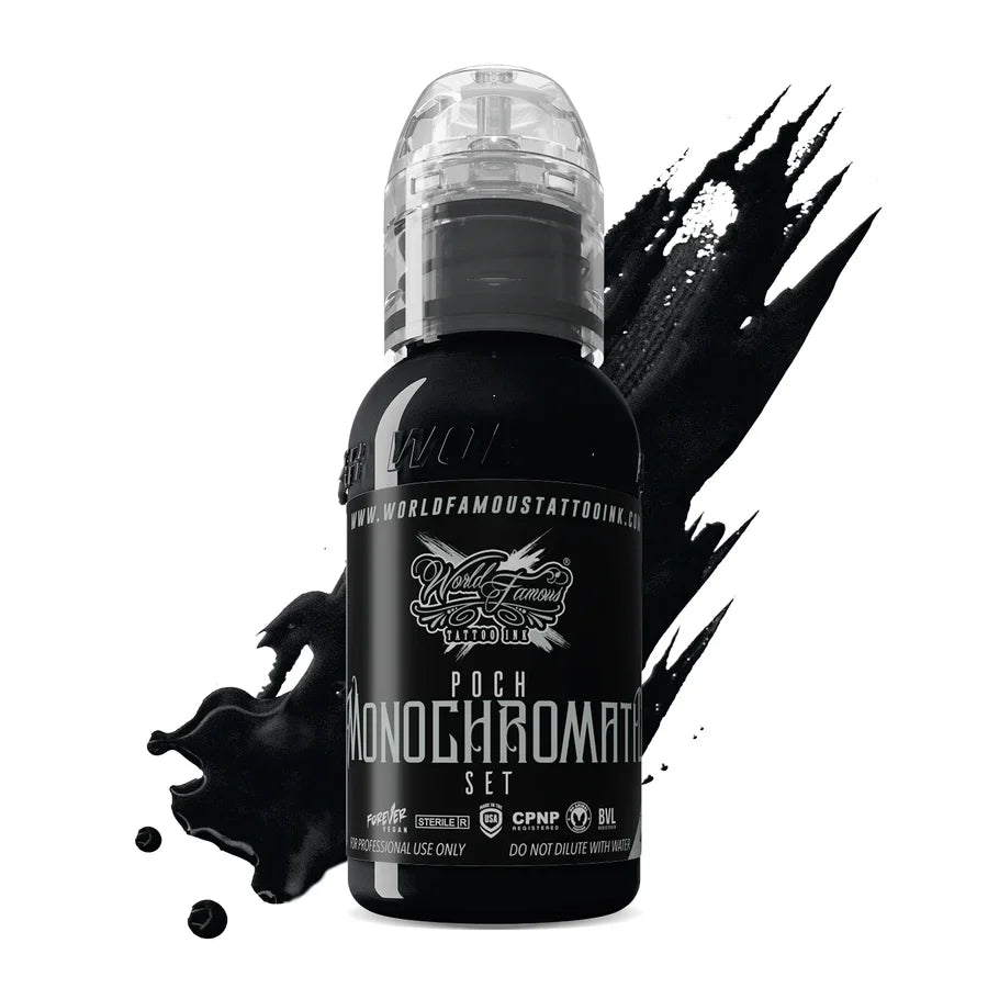 World Famous Tattoo Ink - Poch Monochromatic - 4B