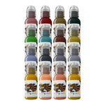 World Famous Tattoo Ink Set - 16 Color Sarah Miller Valhalla Portrait Set 1oz