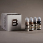 The World Famous Tattoo Ink Set — Sasha O’Kharin RGBY Skin Tone Set of 16 Colors 1oz