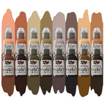 The World Famous Tattoo Ink Set — Sasha O’Kharin RGBY Skin Tone Set of 16 Colors 1oz