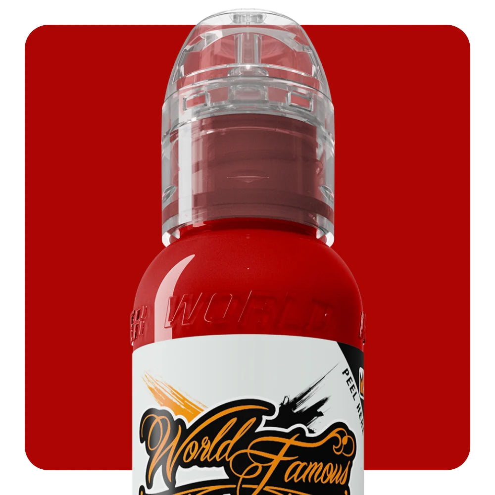 World Famous Tattoo Ink - Straight Red