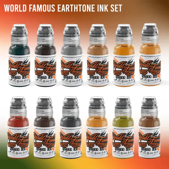 World Famous Tattoo Ink — 104 Color Set 1oz