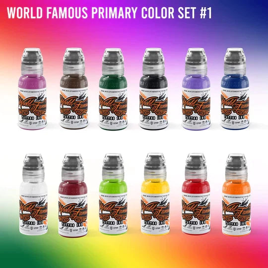 World Famous Tattoo Ink — 104 Color Set 1oz