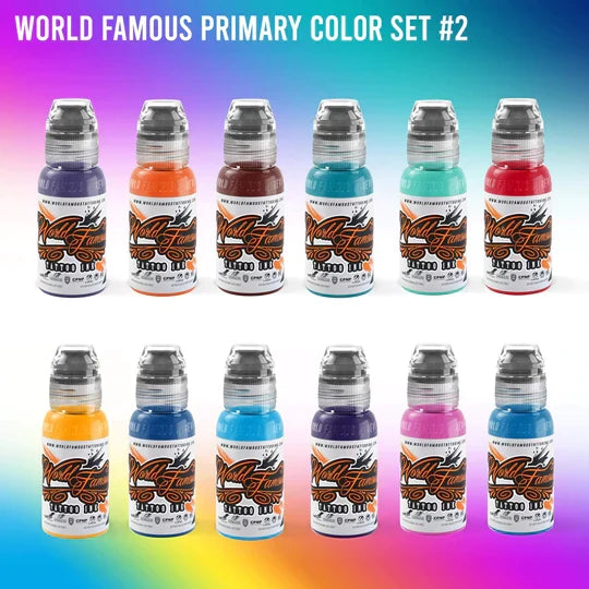 World Famous Tattoo Ink — 104 Color Set 1oz