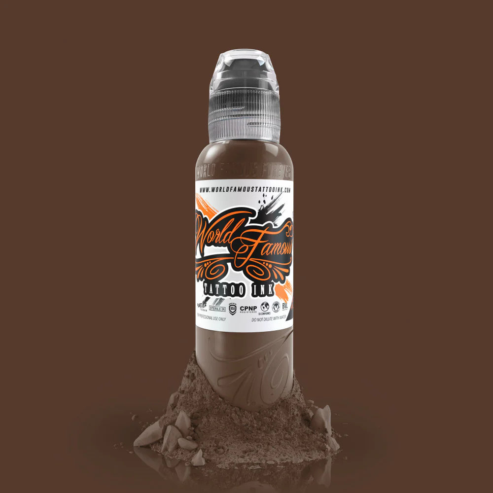 World Famous Tattoo Ink - A.D. Pancho 16 Bottle Pro-Team Color Ink Set - 1oz