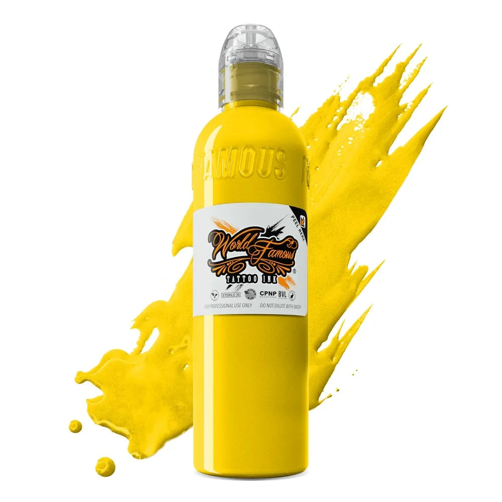 World Famous Tattoo Ink — Neon Yellow