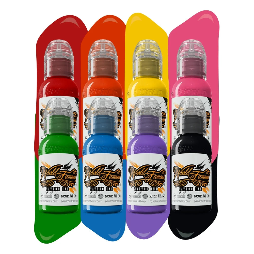 World Famous Tattoo Ink Set — Yomico Moreno Artistic Basic Set 1oz