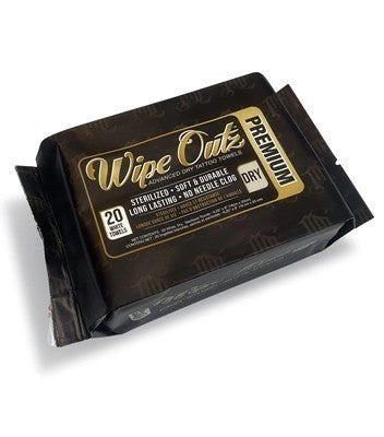 Wipe Outz Premium Dry Tattoo Towels - White