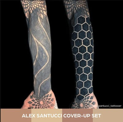 World Famous Tattoo Ink - Alex Santucci Skin Tone Cover-Up Set - 4 Bottles
