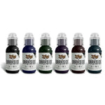 World Famous Tattoo Ink - Darkside 6 Bottle Ink Set by Nikolay Dzhangirov