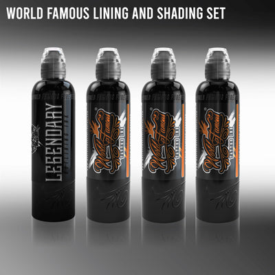 World Famous Tattoo Ink - Lining And Shading Set