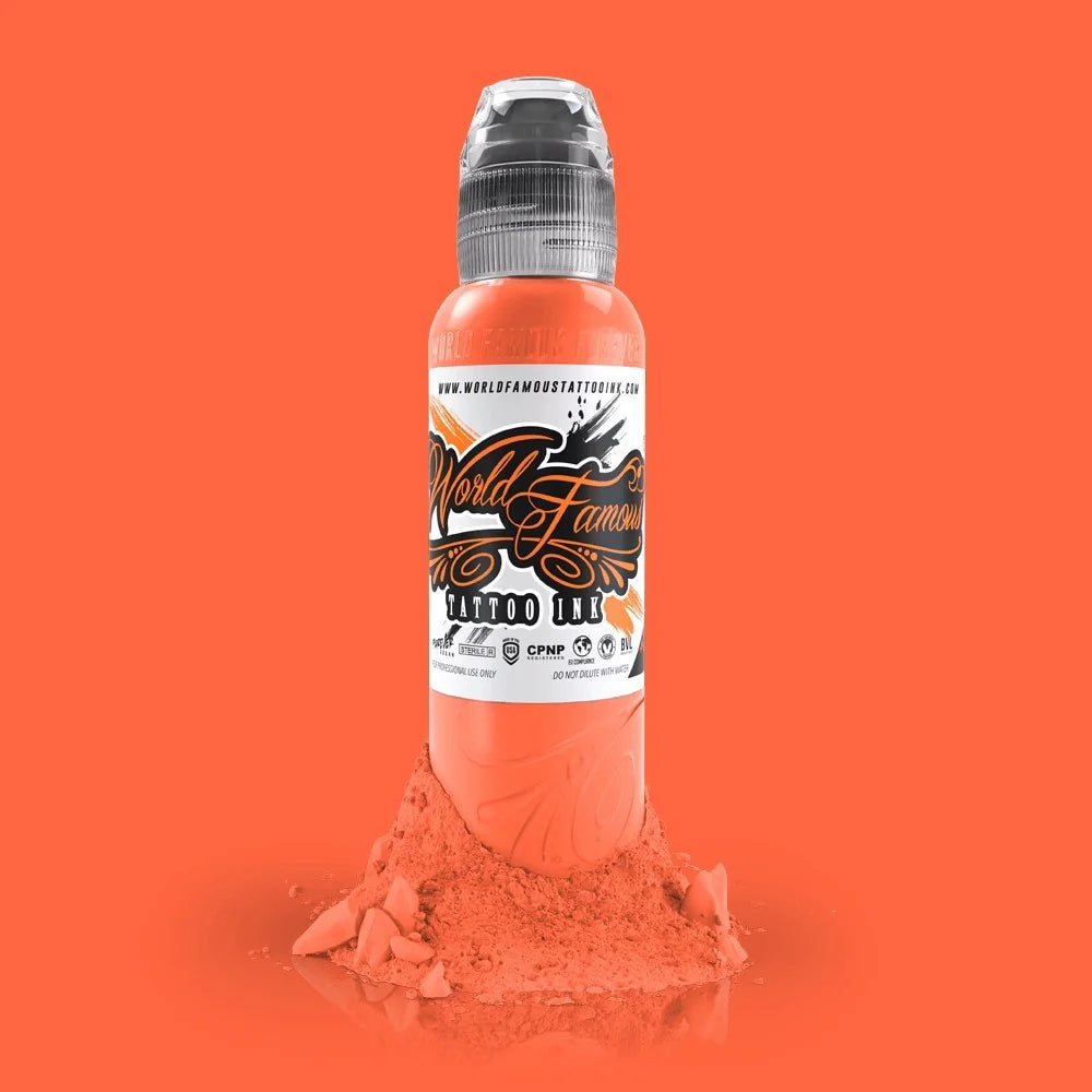 World Famous Tattoo Ink - Ilya Fom's Animal Kingdom - Tucan Tangerine
