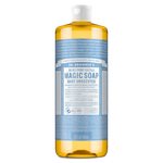 Dr. Bronner’s Pure-Castile Soap - Unscented Baby-Mild – Choose Size